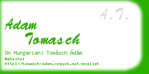 adam tomasch business card